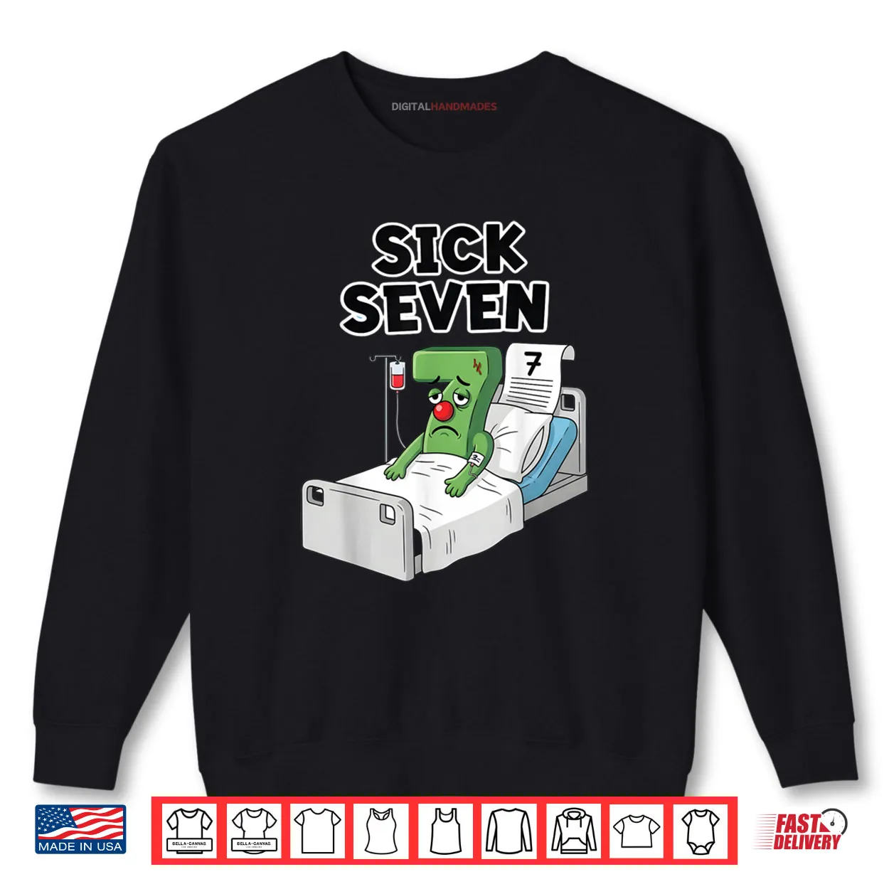 Sick Seven 67 Halloween Costume Wordplay Shirt Sick Seven 67 Halloween Costume Wordplay Shirt