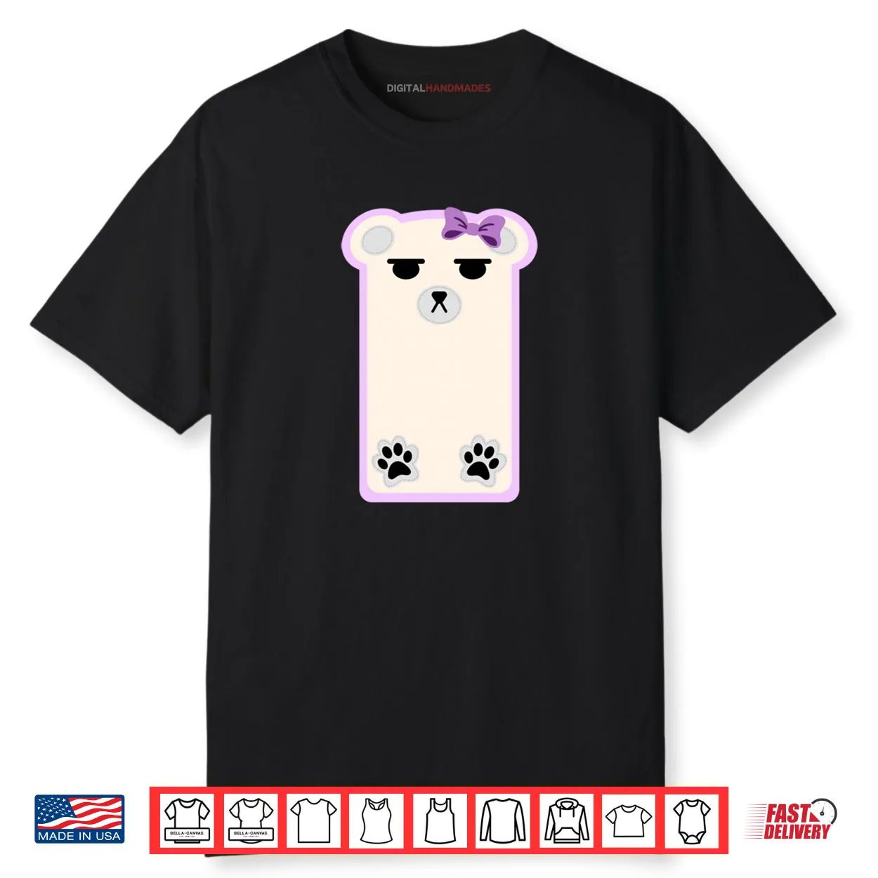 Mira Inspired Cheeky Polar Bear Shirt Mira Inspired Cheeky Polar Bear Shirt