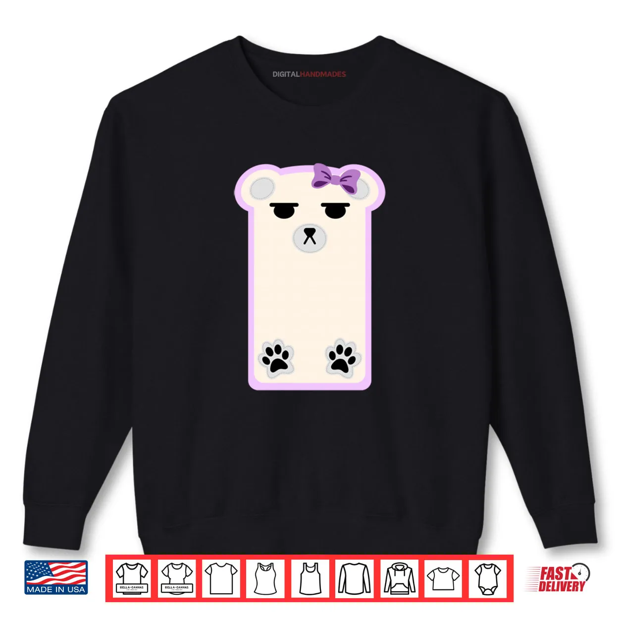 Mira Inspired Cheeky Polar Bear Shirt Mira Inspired Cheeky Polar Bear Shirt