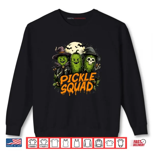 Dill Pickle Squad Cucumber Joke For Halloween Party Shirt 1 Sweatshirt Dill Pickle Squad Cucumber Joke For Halloween Party Shirt