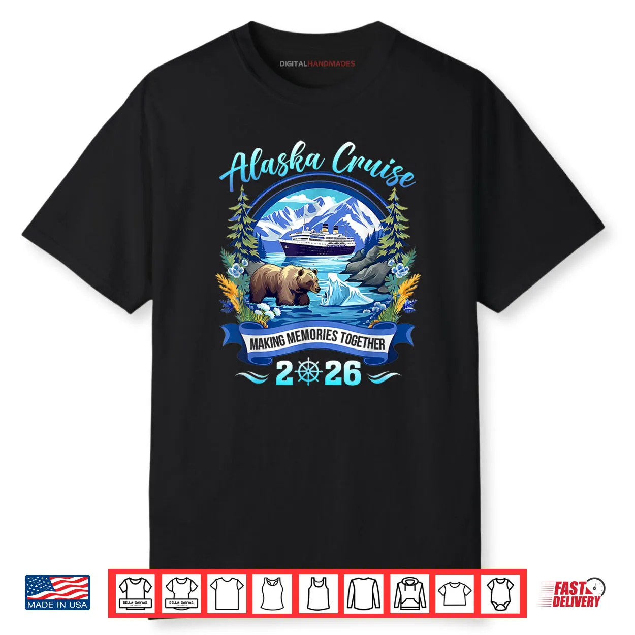 Matching Family Friends and Group Alaskan Alaska Cruise 2026 Shirt Matching Family Friends and Group Alaskan Alaska Cruise 2026 Shirt