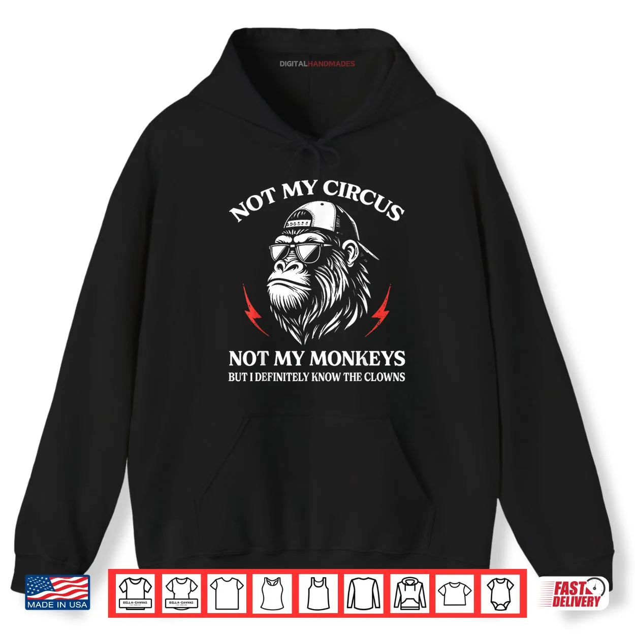 Not My Circus Not My Monkeys But I Know All The Clowns Shirt Not My Circus Not My Monkeys But I Know All The Clowns Shirt