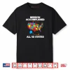 50 States of America Adventure Map Road Trip Travelers Shirt