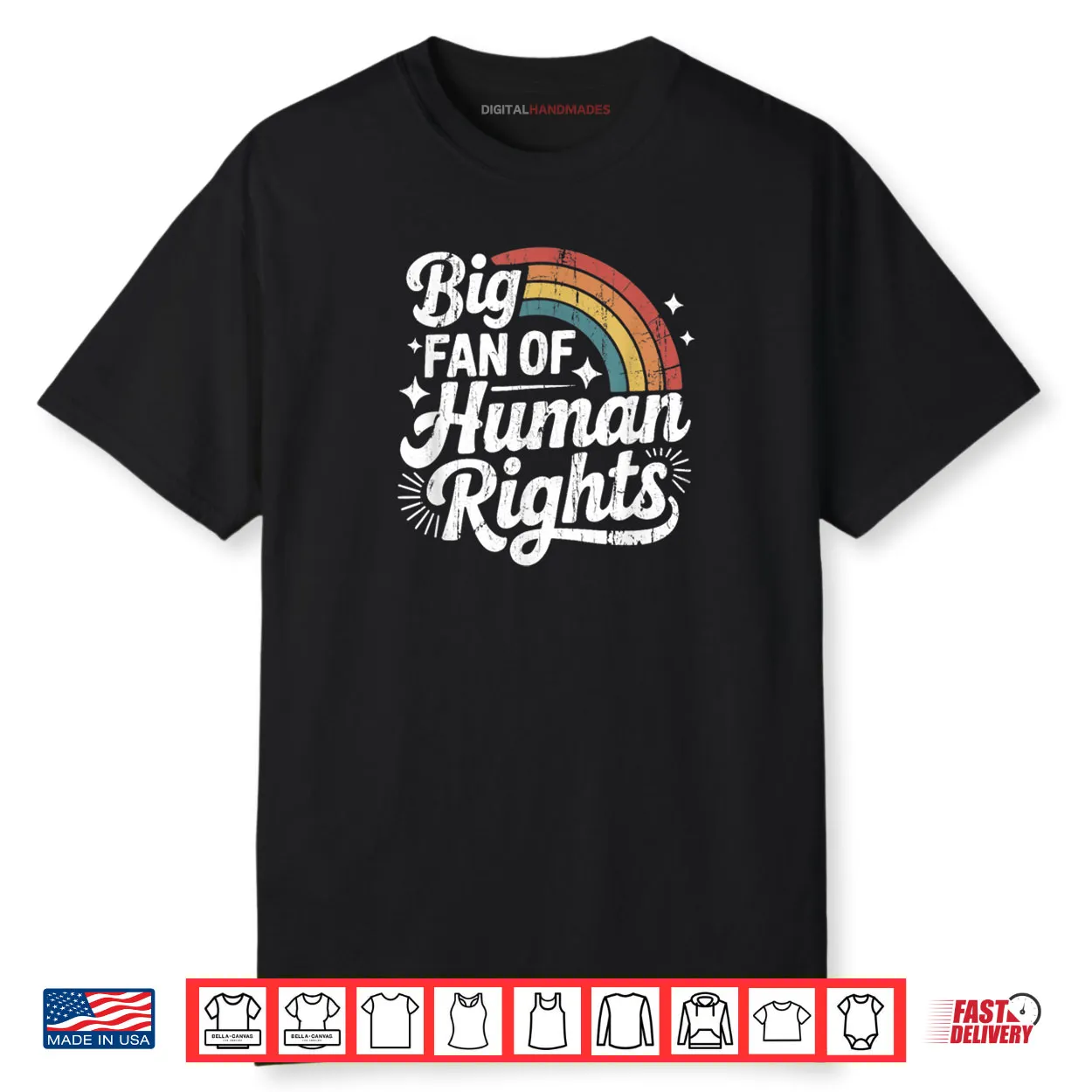 Big Fan of Human Rights Social Justice Equality Shirt Big Fan of Human Rights Social Justice Equality Shirt