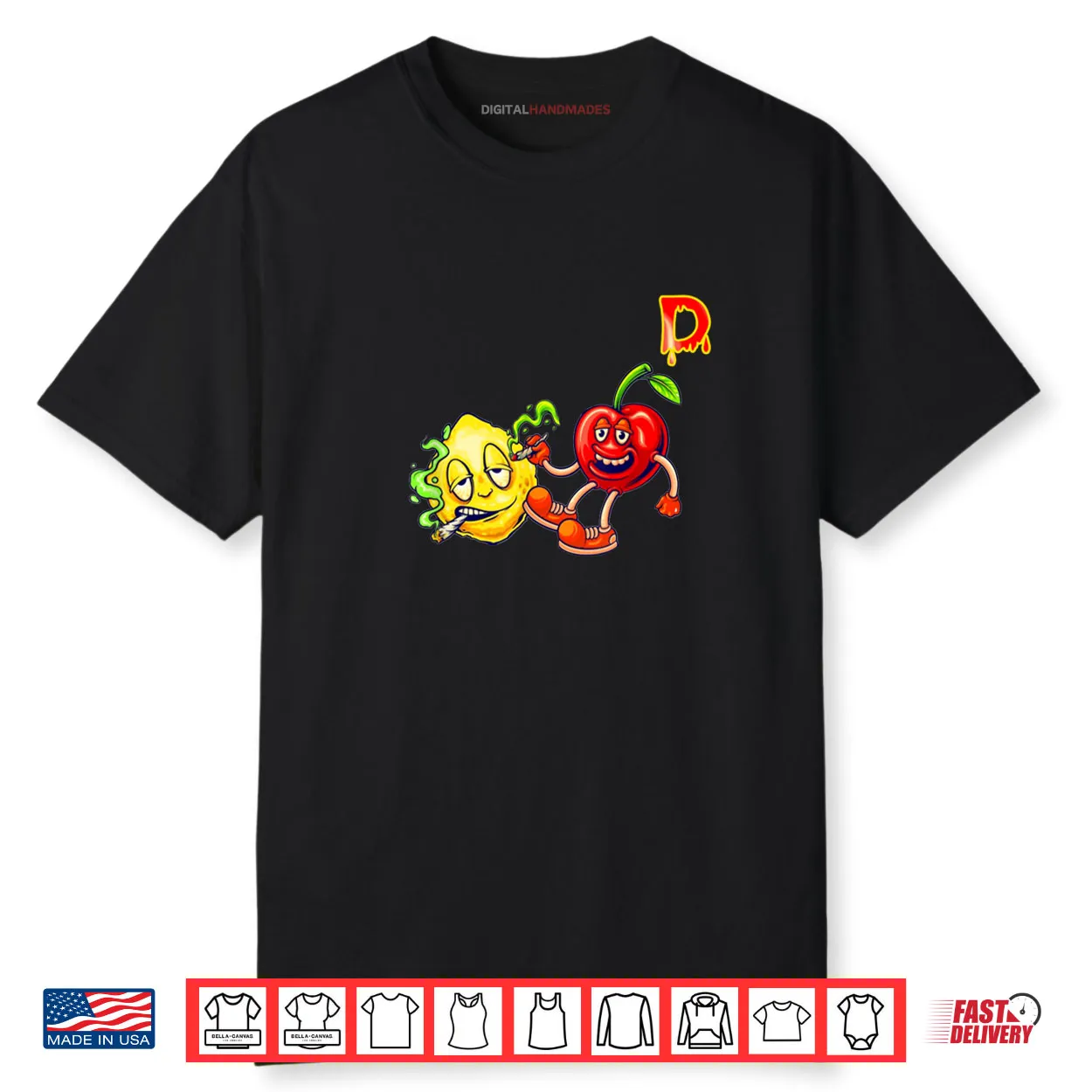 Drizzles Lemon Cherry Headz Shirt Drizzles Lemon Cherry Headz Shirt