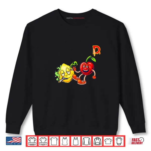 Drizzles Lemon Cherry Headz Shirt 1 Sweatshirt Drizzles Lemon Cherry Headz Shirt