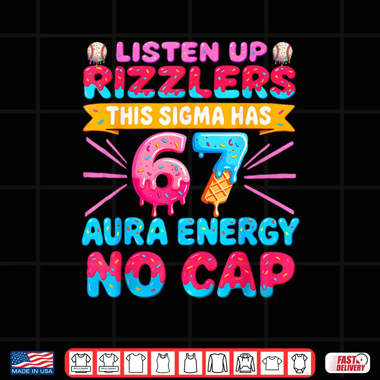 Listen Up Rizzlers This Sigma Has 67 Aura Energy Six Seven Shirt Listen Up Rizzlers This Sigma Has 67 Aura Energy Six Seven Shirt