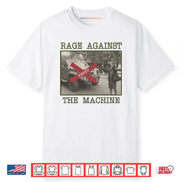 New York Woman Resist Rage Against The Machine Shirt