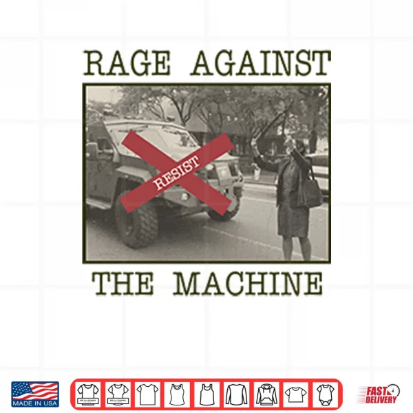 Design New York Woman Resist Rage Against The Machine Shirt
