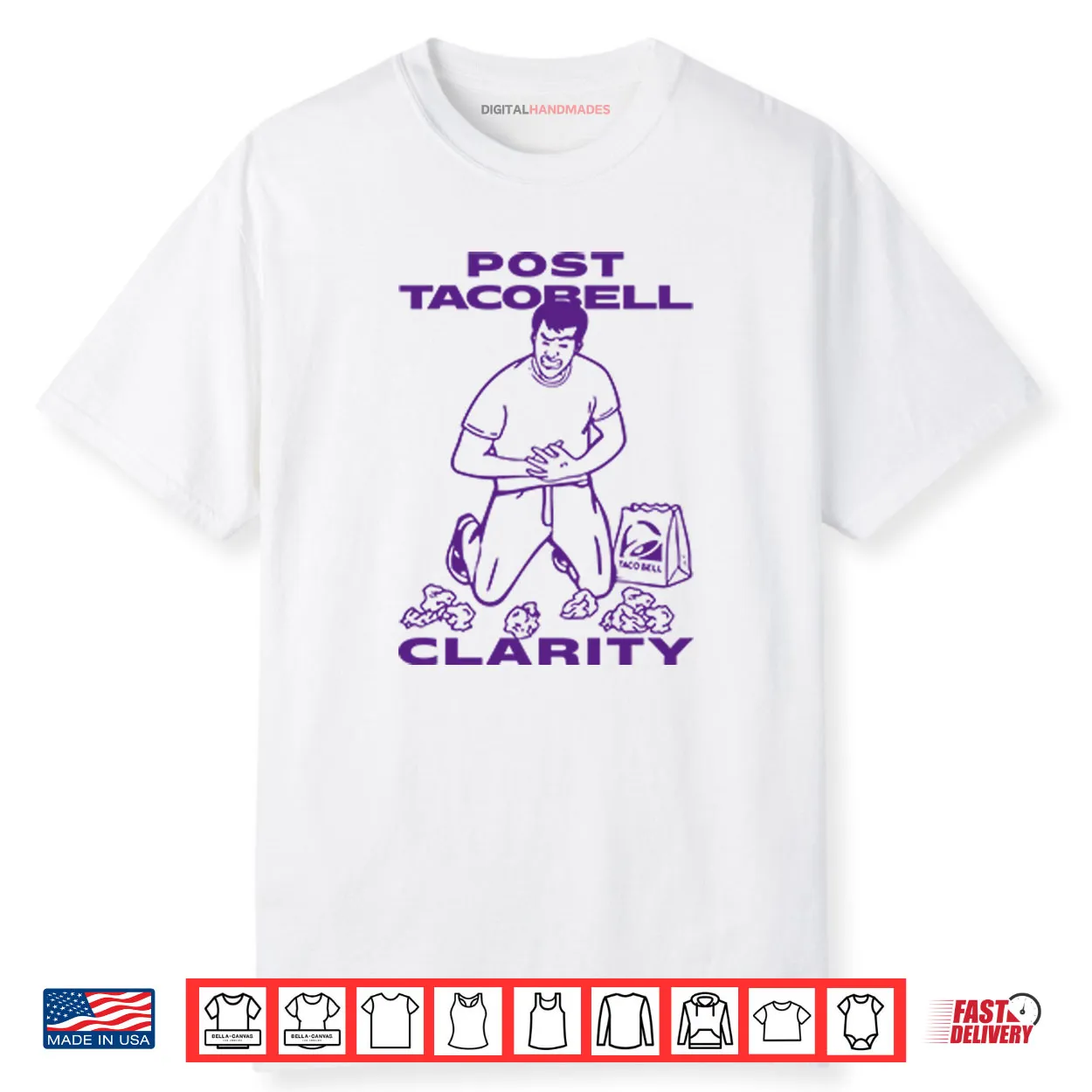 Post Taco Bell Clarity Shirt Post Taco Bell Clarity Shirt