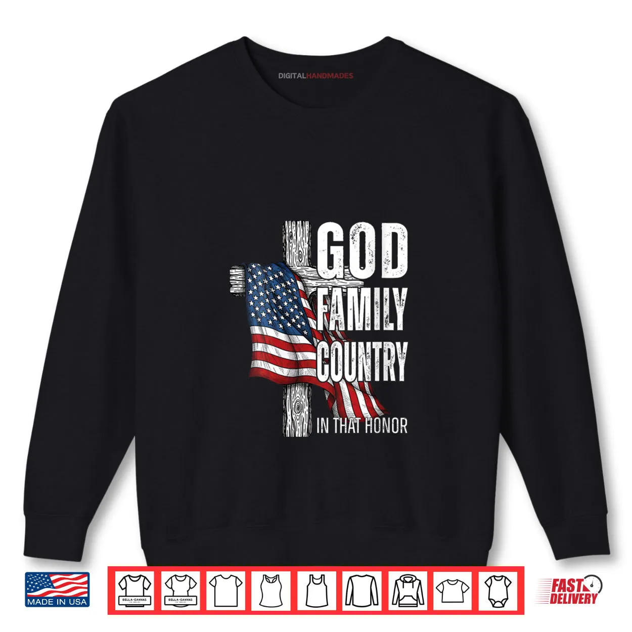 God Family Country American Flag Christian Patriotic Shirt God Family Country American Flag Christian Patriotic Shirt