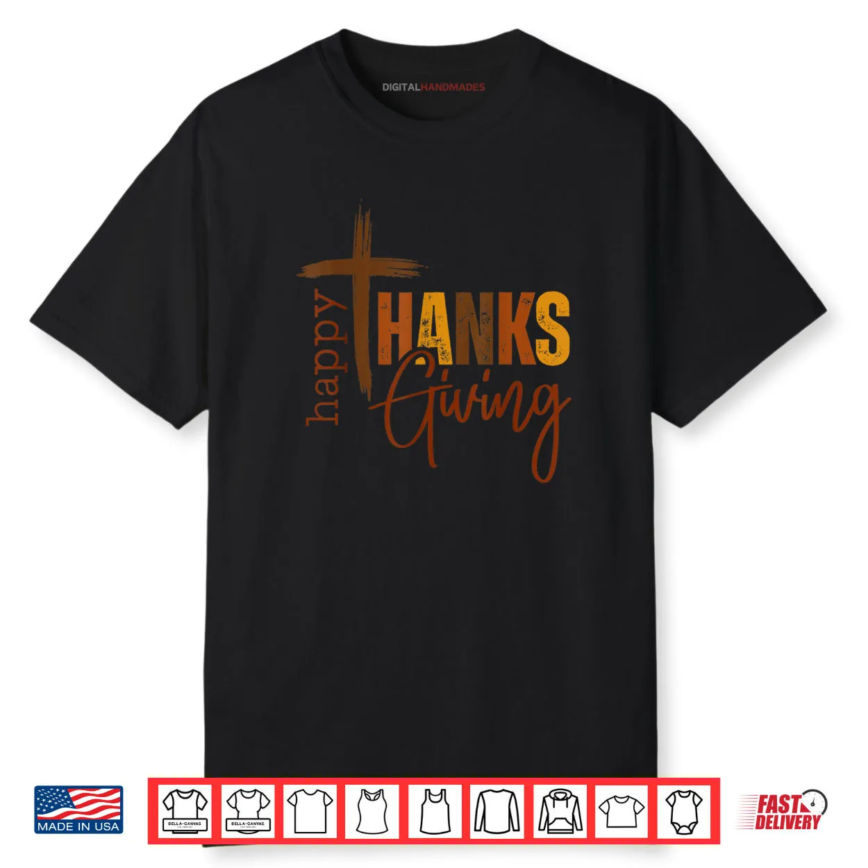 Happy Thanksgiving Christian Cross Turkey Pumpkin Season God Shirt Happy Thanksgiving Christian Cross Turkey Pumpkin Season God Shirt