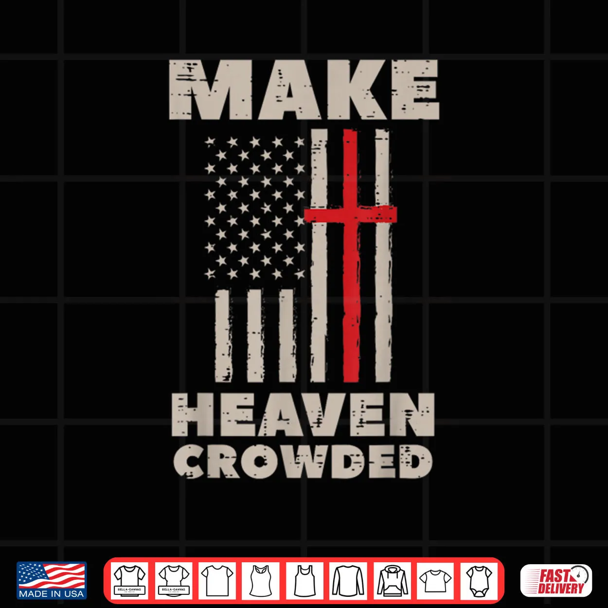 Heaven US Flag Patriotic Christian Religious God Jesus Shirt Heaven US Flag Patriotic Christian Religious God Jesus Shirt