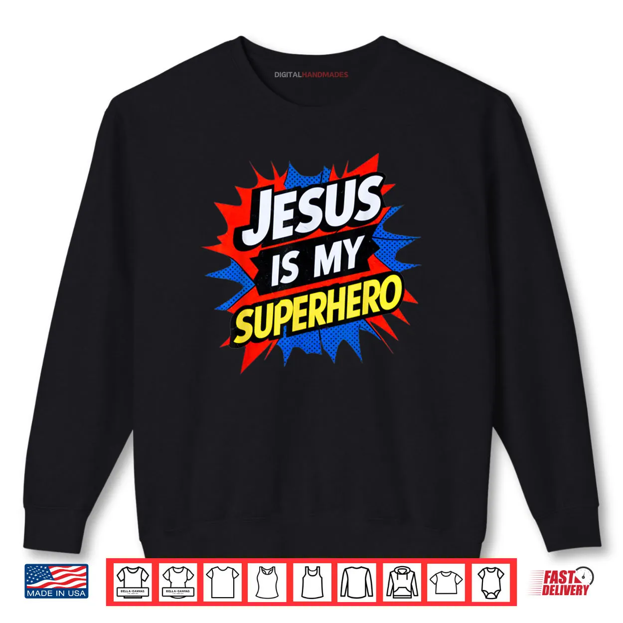 Jesus Is My Superhero Christian God Religious Comic Shirt Jesus Is My Superhero Christian God Religious Comic Shirt