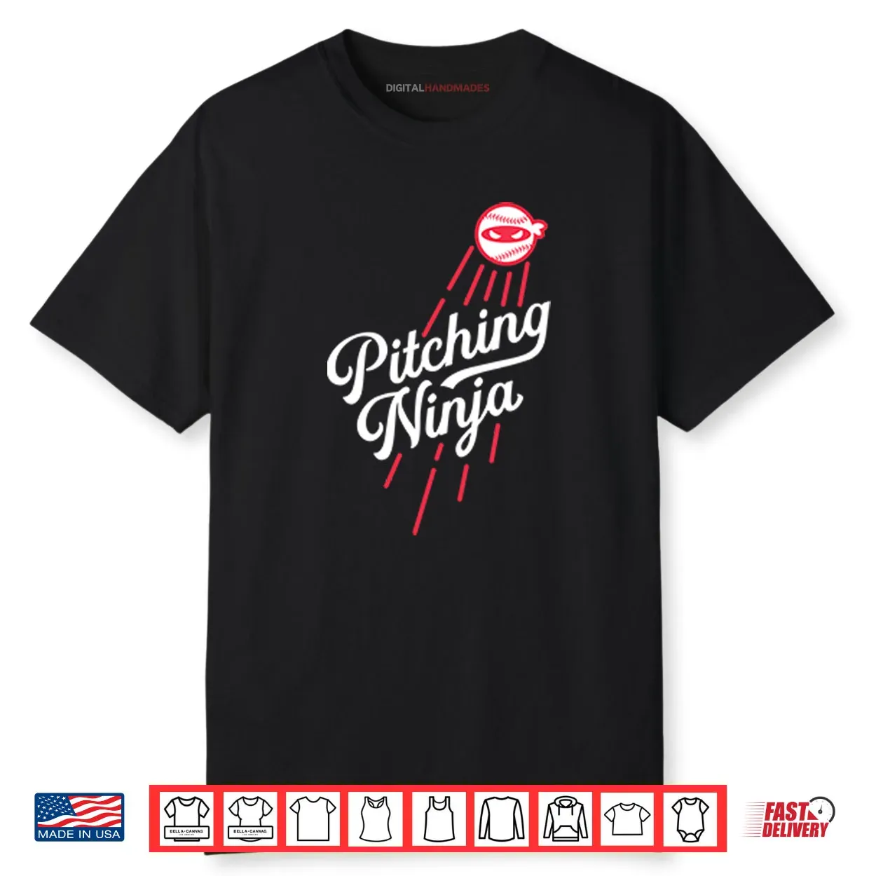 Los Angeles Dodgers Pitching Ninja Shirt Los Angeles Dodgers Pitching Ninja Shirt