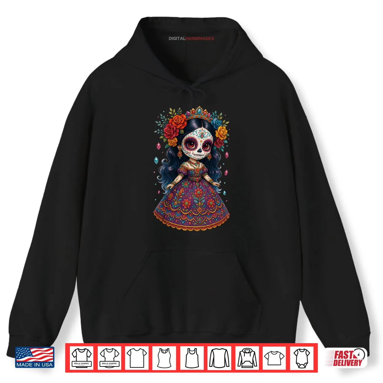 Flower Woman Day Of The Dead Dia De Los Muertos Catrina Shirt Flower Woman Day Of The Dead Dia De Los Muertos Catrina Shirt