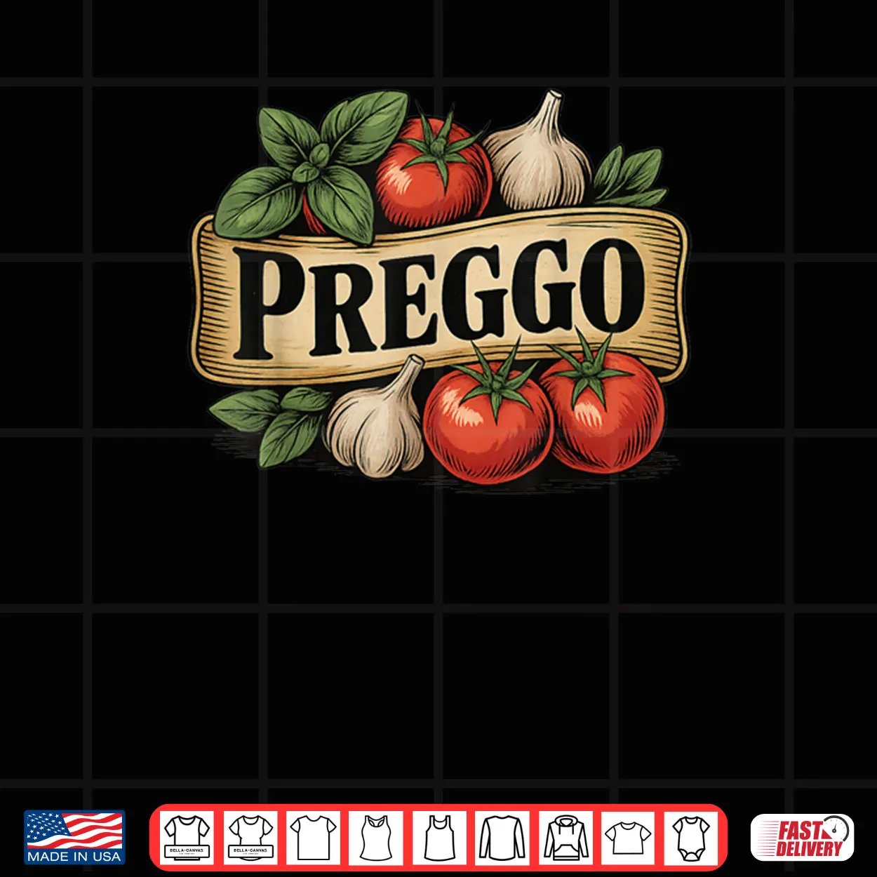 Preggo Costume Pregnancy Announcement Prego Pasta Sauce Shirt Preggo Costume Pregnancy Announcement Prego Pasta Sauce Shirt