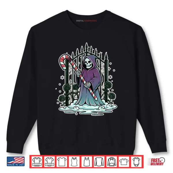 Gothic Skeleton Creepy Goth Christmas Dark Xmas Humor Shirt 1 Sweatshirt Gothic Skeleton Creepy Goth Christmas Dark Xmas Humor Shirt