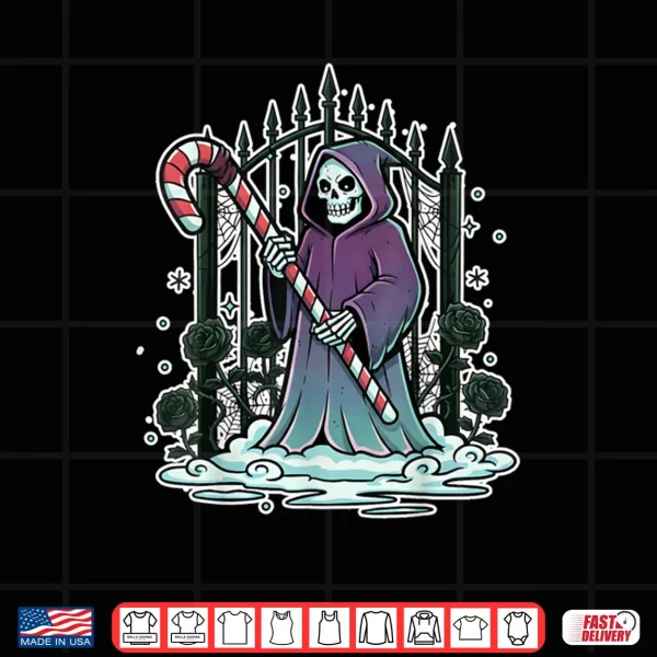 Gothic Skeleton Creepy Goth Christmas Dark Xmas Humor Shirt 3 Design Gothic Skeleton Creepy Goth Christmas Dark Xmas Humor Shirt