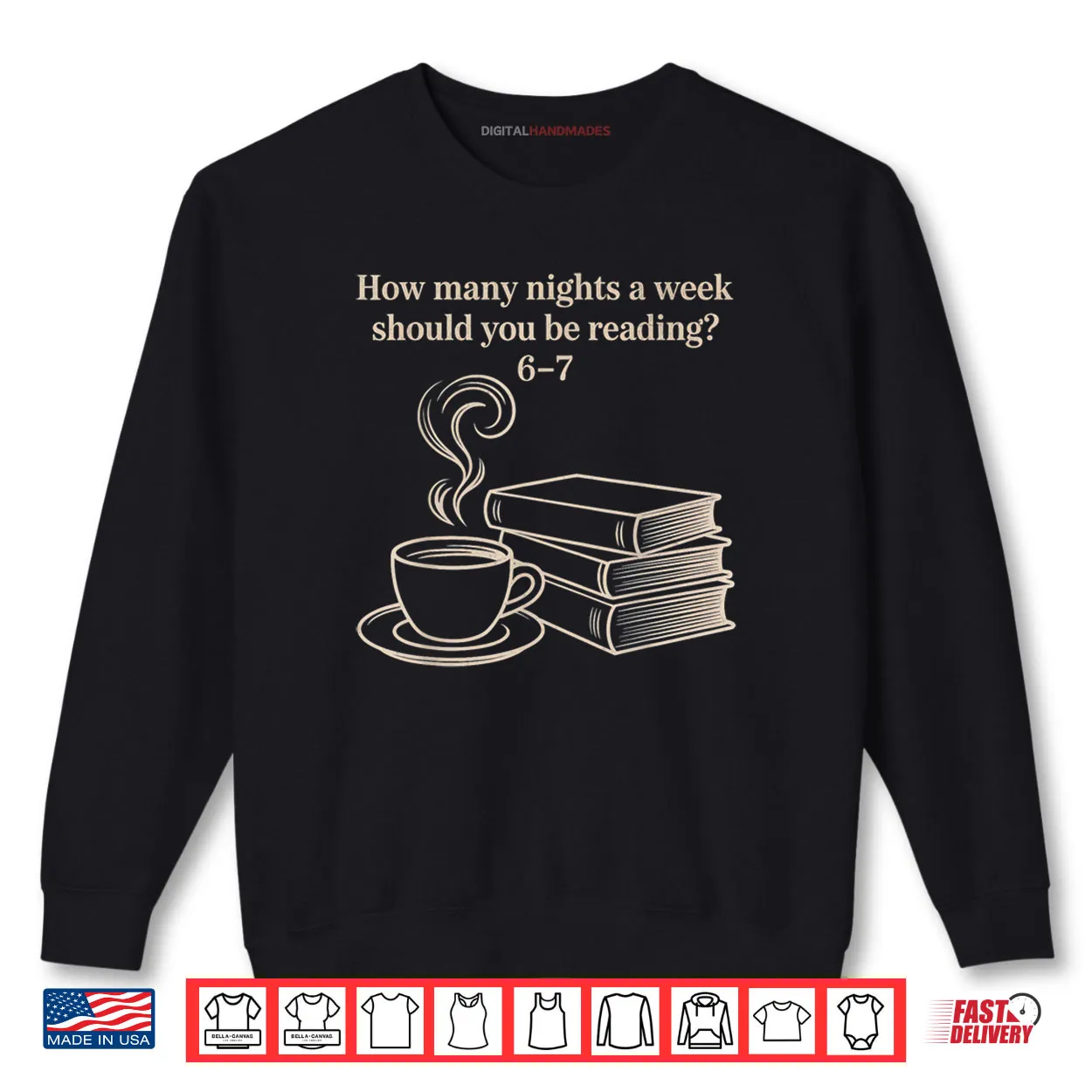 How Many Nights A Week Should You Be Reading 6 7 Teacher Fun Shirt How Many Nights A Week Should You Be Reading 6 7 Teacher Fun Shirt