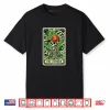 Tarot Card The Stoner Skeleton Weed Lover Cannabis 420 Shirt