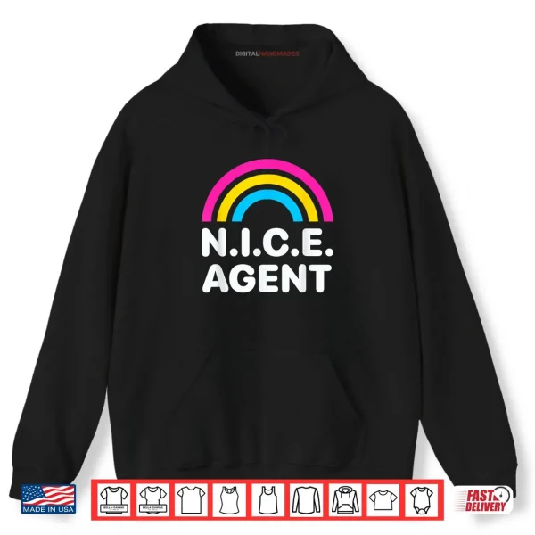 Nice Agent Official Happy Member Protest Costume Shirt 2 Hoodie Nice Agent Official Happy Member Protest Costume Shirt