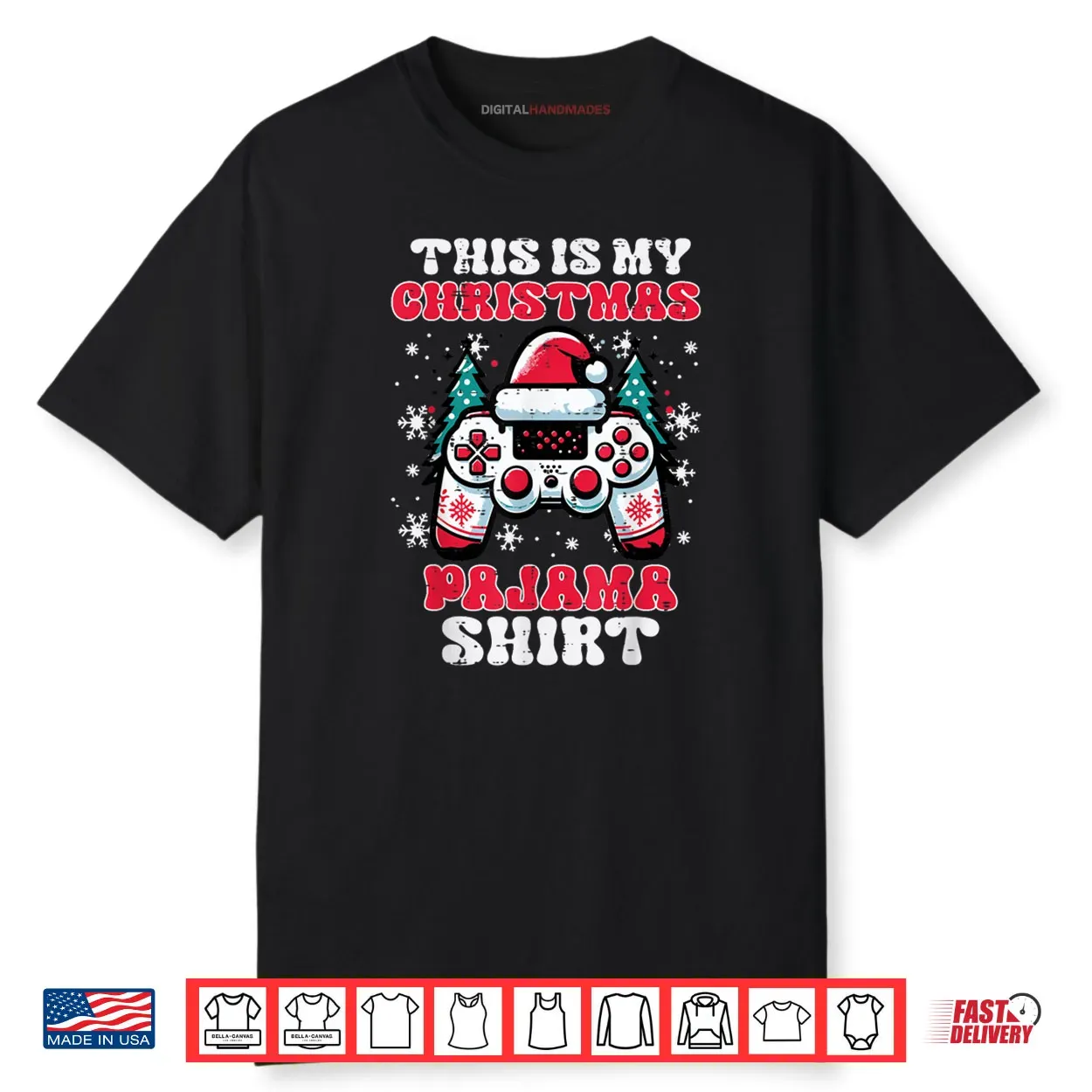 This My Christmas Pajama Shirt Gaming Xmas Shirt This My Christmas Pajama Shirt Gaming Xmas Shirt