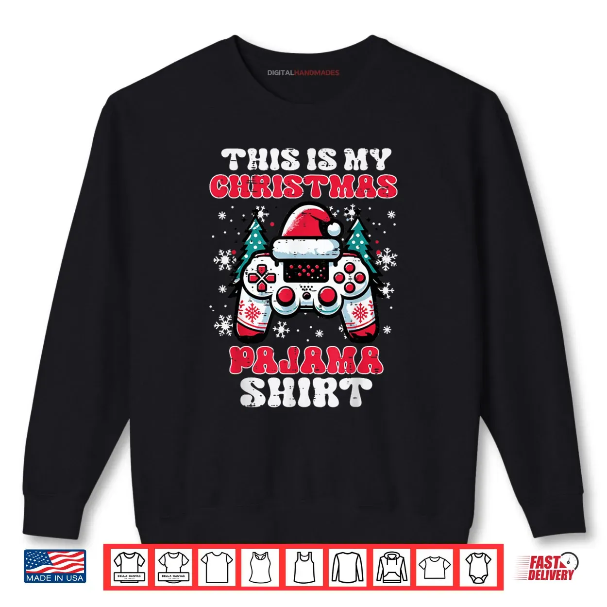 This My Christmas Pajama Shirt Gaming Xmas Shirt This My Christmas Pajama Shirt Gaming Xmas Shirt