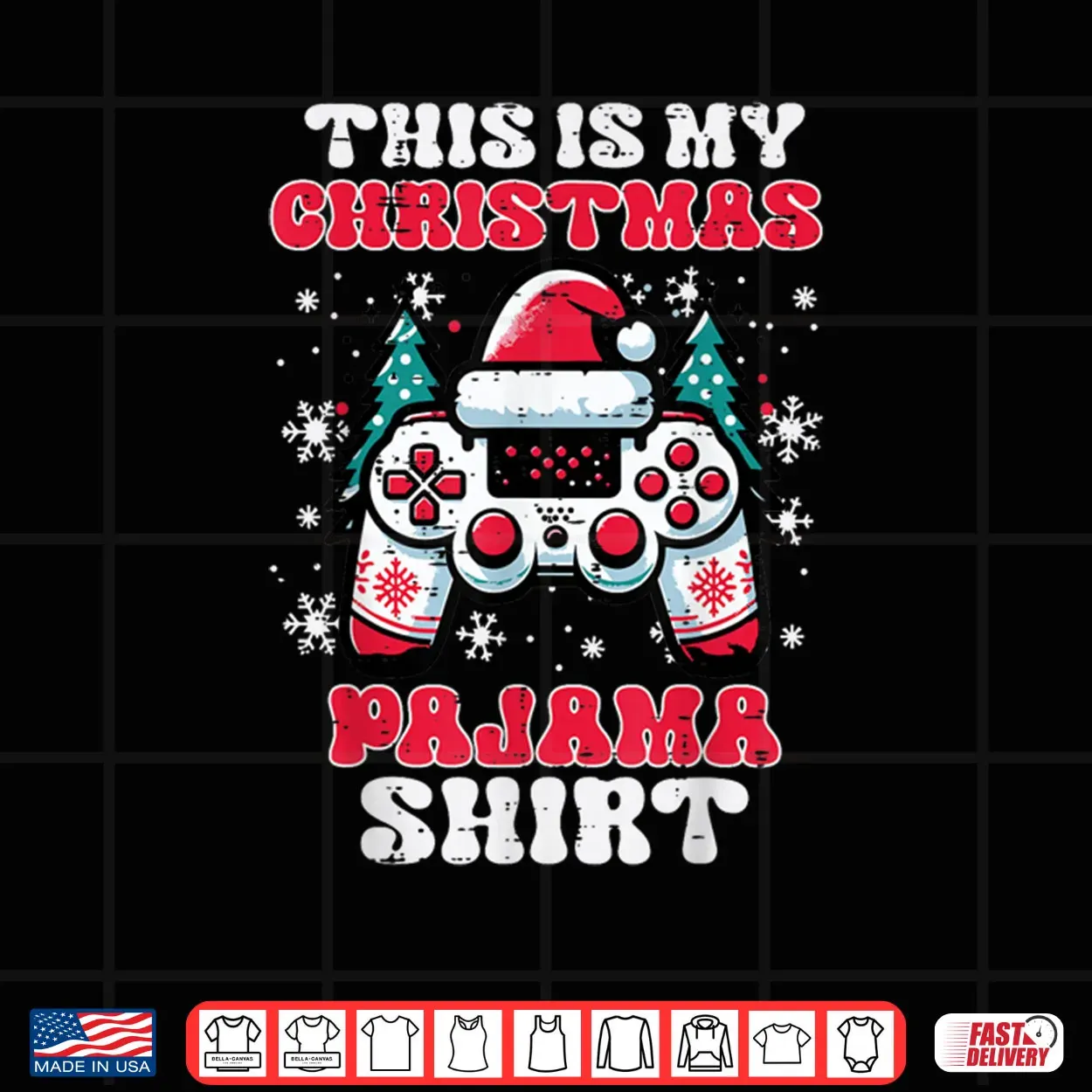 This My Christmas Pajama Shirt Gaming Xmas Shirt This My Christmas Pajama Shirt Gaming Xmas Shirt