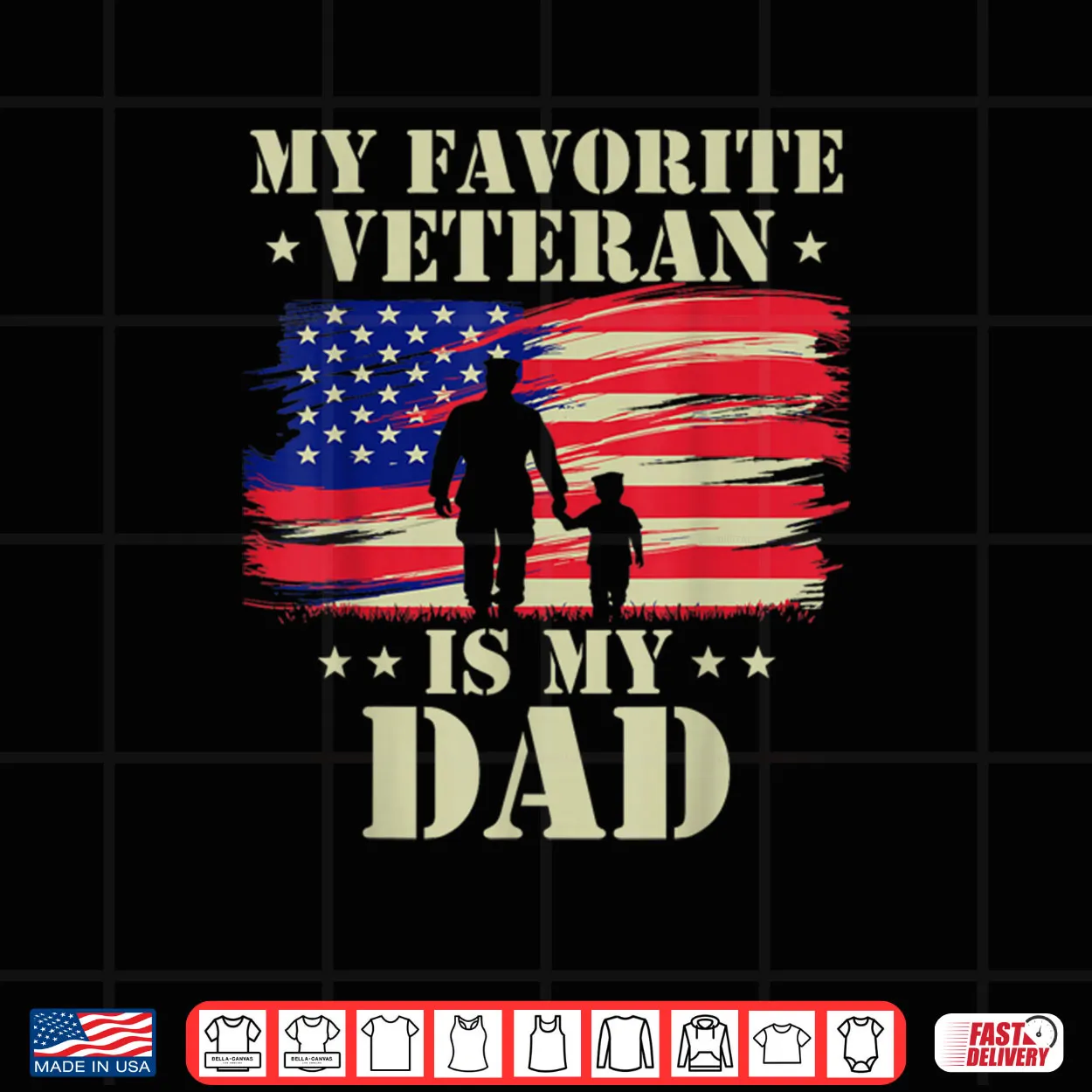 Father Veterans Day My Favorite Veteran is My Dad Proud Kids Shirt Father Veterans Day My Favorite Veteran is My Dad Proud Kids Shirt