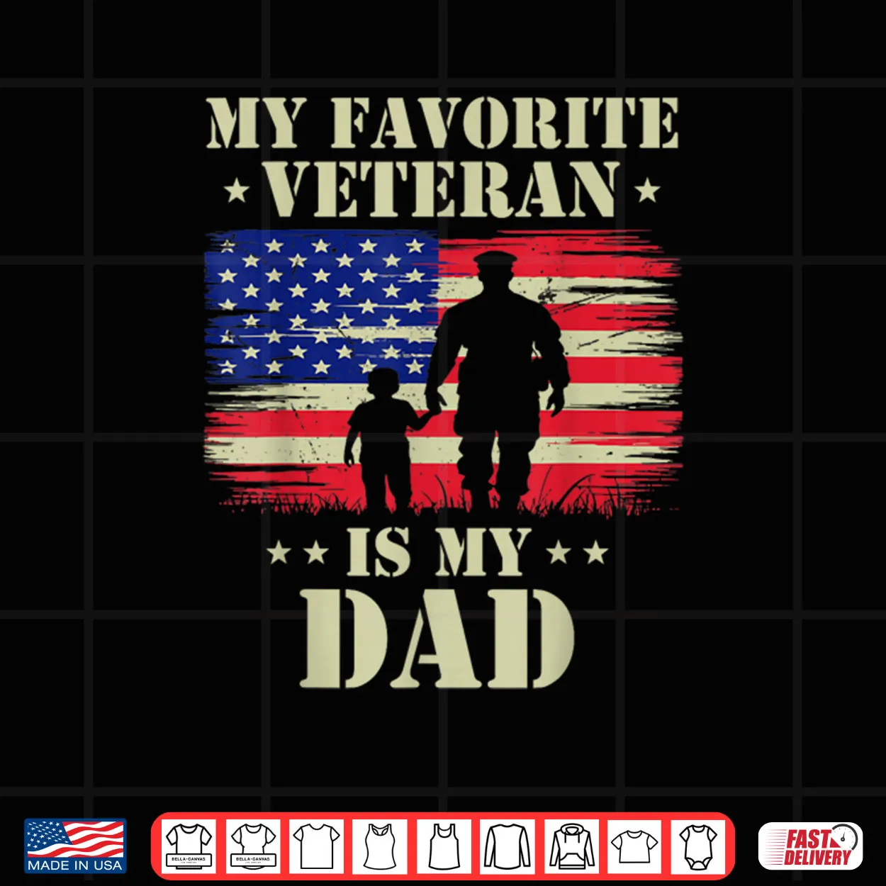 Father Veterans Day My Favorite Veteran is My Dad Proud Shirt Father Veterans Day My Favorite Veteran is My Dad Proud Shirt