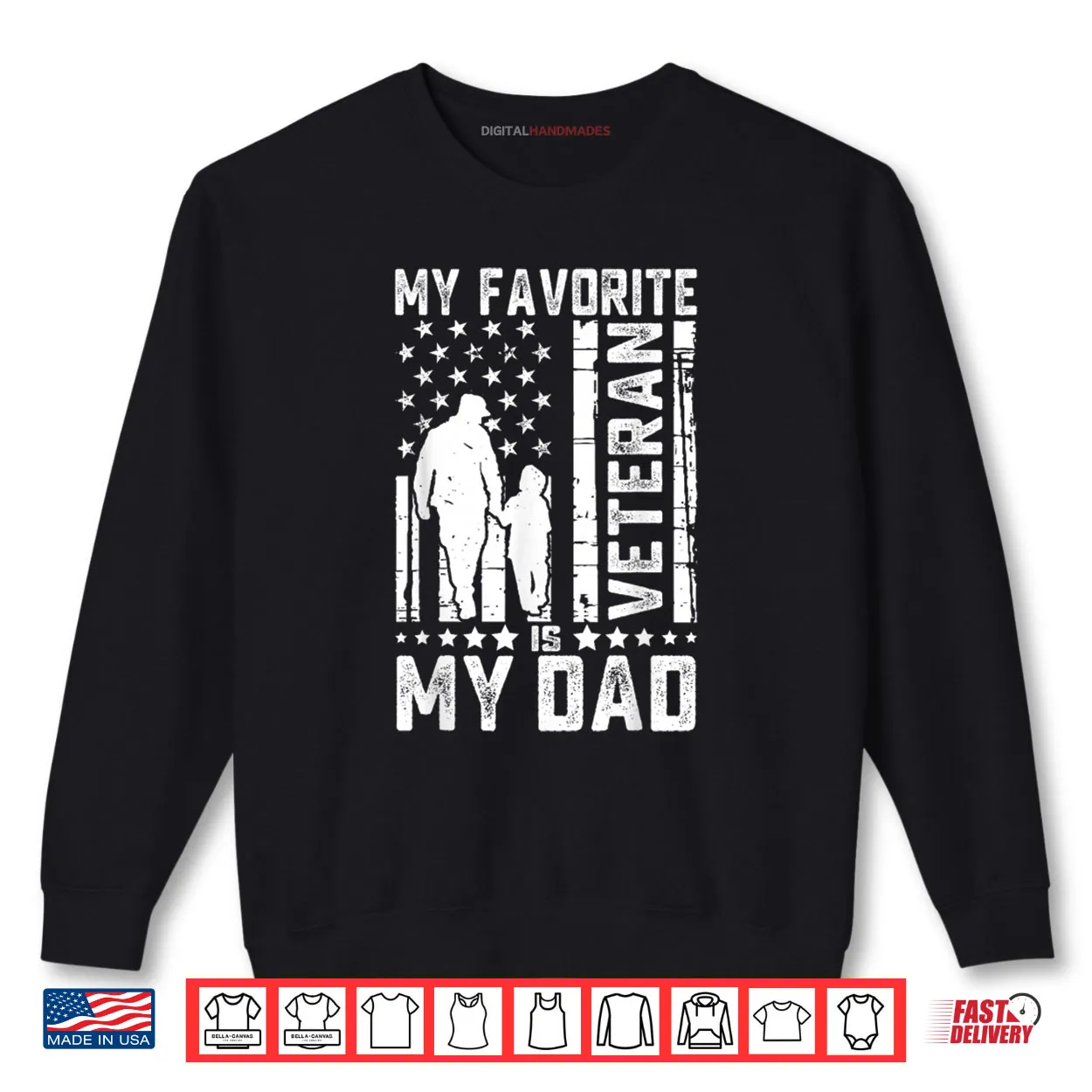 Father Veterans Day My Favorite Veteran is My Dad Shirt Father Veterans Day My Favorite Veteran is My Dad Shirt