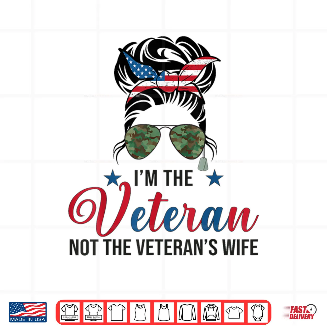 I’m The Veteran and The Veteran’s Wife Female Veterans Day Shirt I’m The Veteran and The Veteran’s Wife Female Veterans Day Shirt