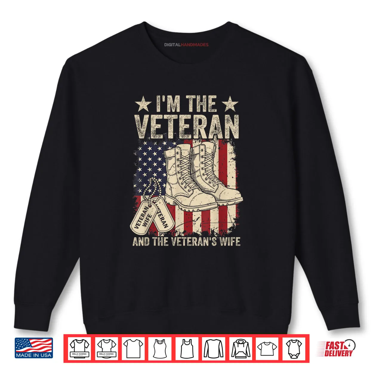 Veteran & Wife Proud American Veteran Wife Veterans Day Shirt Veteran & Wife Proud American Veteran Wife Veterans Day Shirt