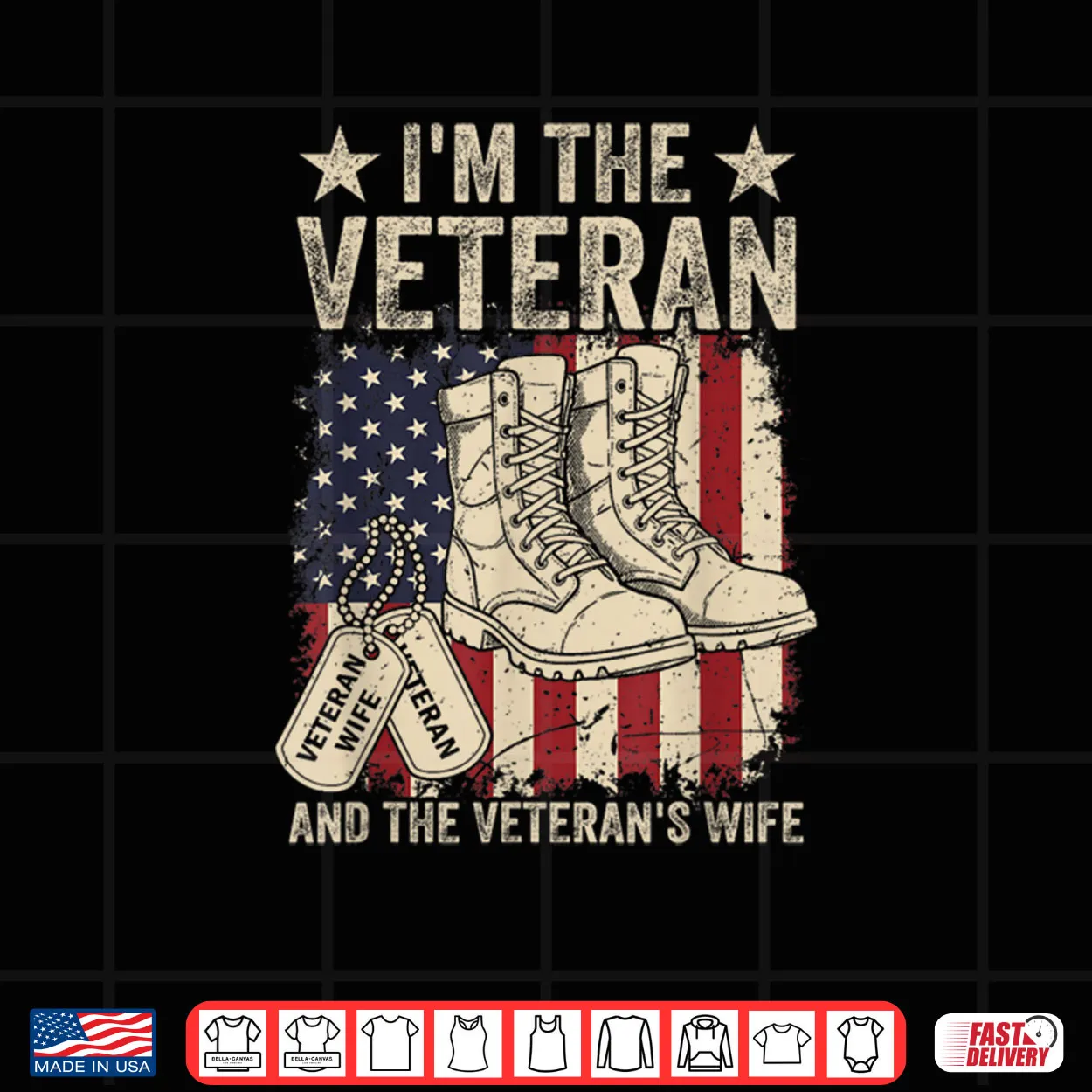Veteran & Wife Proud American Veteran Wife Veterans Day Shirt Veteran & Wife Proud American Veteran Wife Veterans Day Shirt