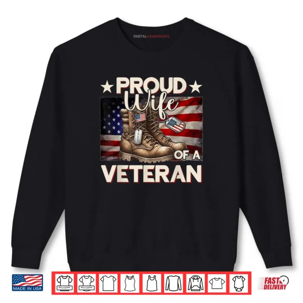 Veteran Dad Mom Grandpa American Flag USA Veterans Day Shirt 1 Sweatshirt Veteran Dad Mom Grandpa American Flag USA Veterans Day Shirt