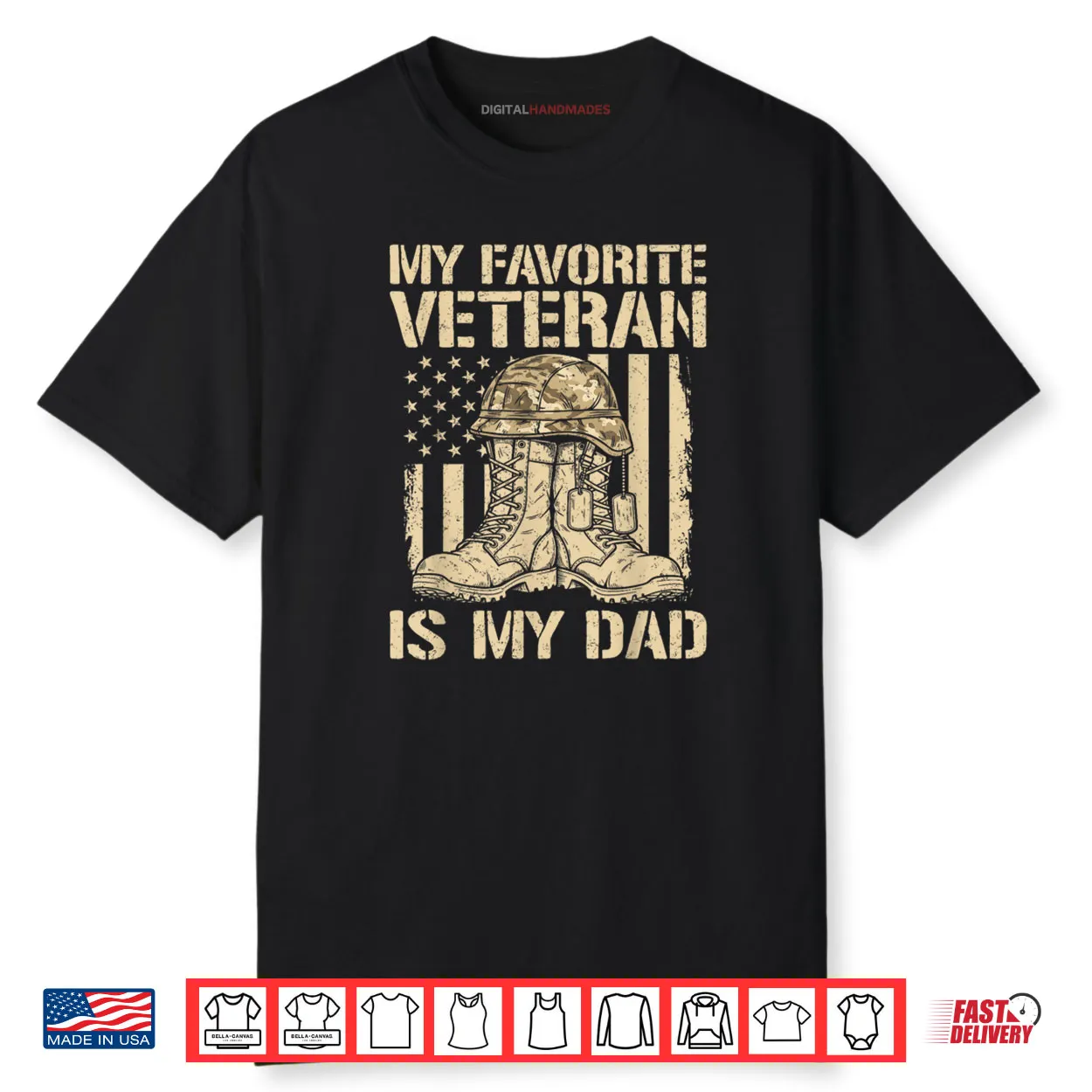 Veterans Day My Favorite Veteran is Dad Father Army Military Shirt Veterans Day My Favorite Veteran is Dad Father Army Military Shirt
