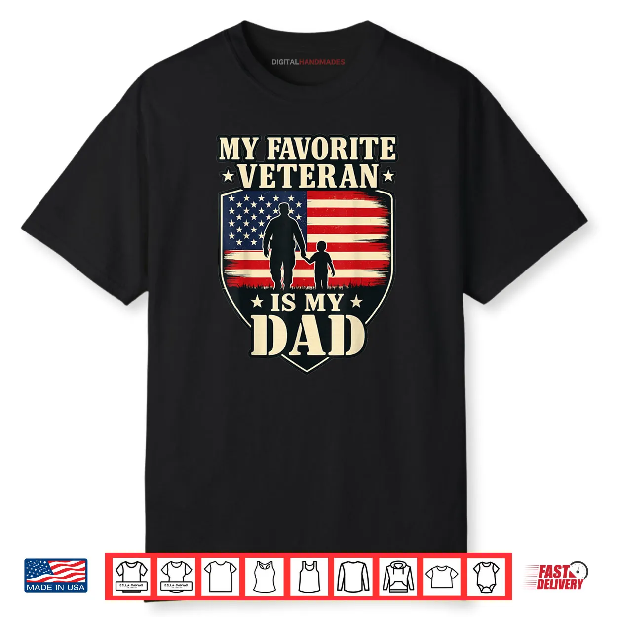 Veterans Day My Favorite Veteran is My Father Proud Kids Shirt Veterans Day My Favorite Veteran is My Father Proud Kids Shirt