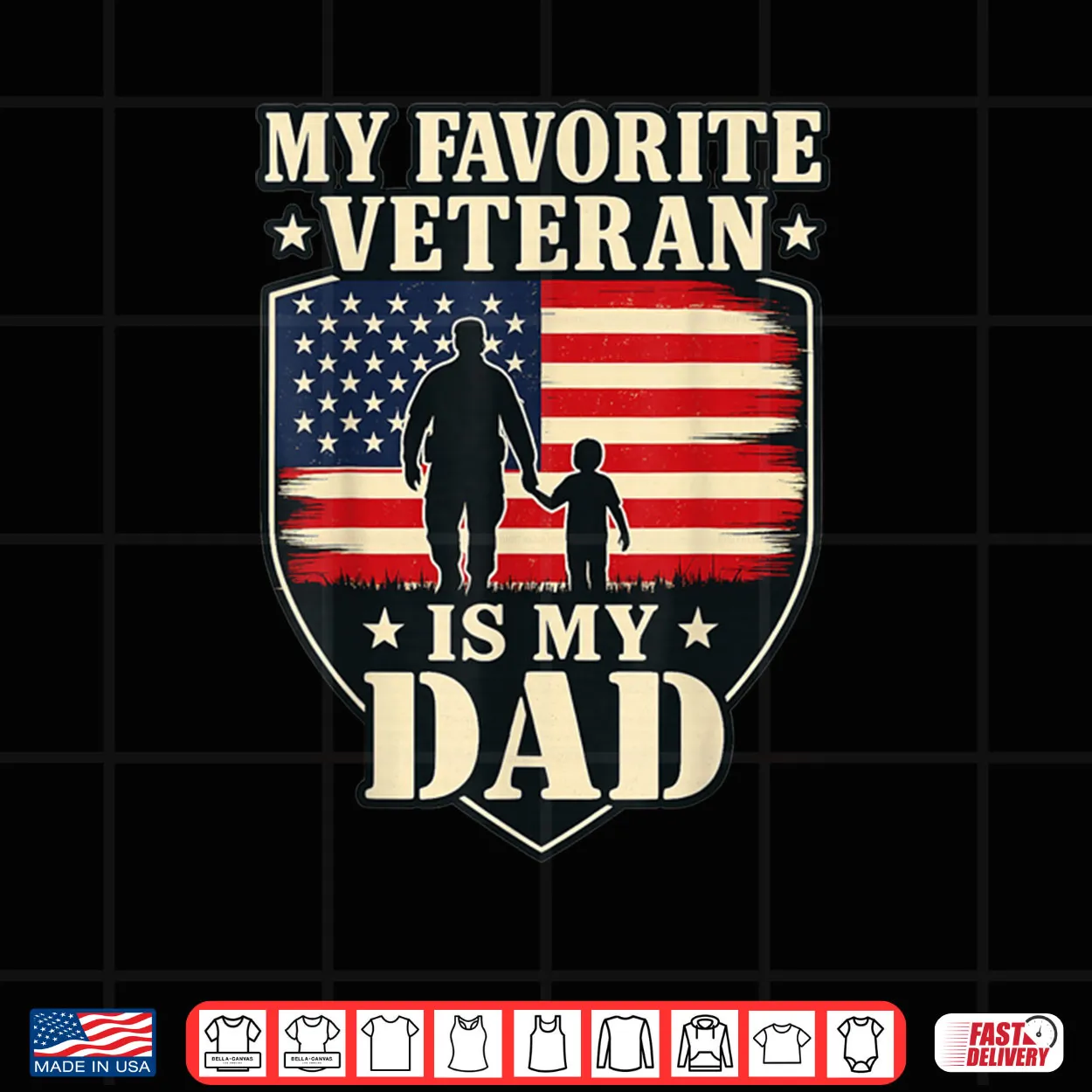 Veterans Day My Favorite Veteran is My Father Proud Kids Shirt Veterans Day My Favorite Veteran is My Father Proud Kids Shirt