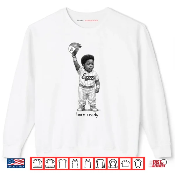 Sweatshirt Born Ready Baby Vladdy Official Shirt