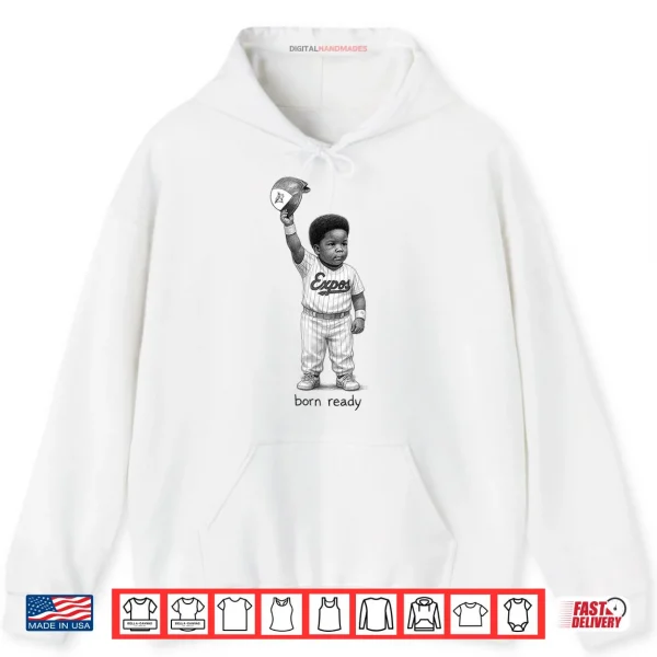 Hoodie Born Ready Baby Vladdy Official Shirt