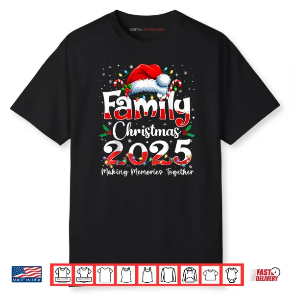Family Christmas 2025 Matching Outfit Xmas Squad Santa Shirt