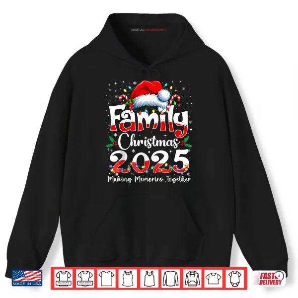 Hoodie Family Christmas 2025 Matching Outfit Xmas Squad Santa Shirt