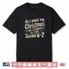 Students Saying 6 7 67 Six Seven Funny Teacher Christmas Shirt