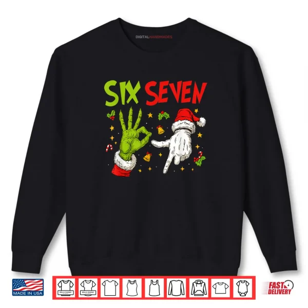 Sweatshirt Trending Six Seven Meme Christmas 67 Xmas Shirt
