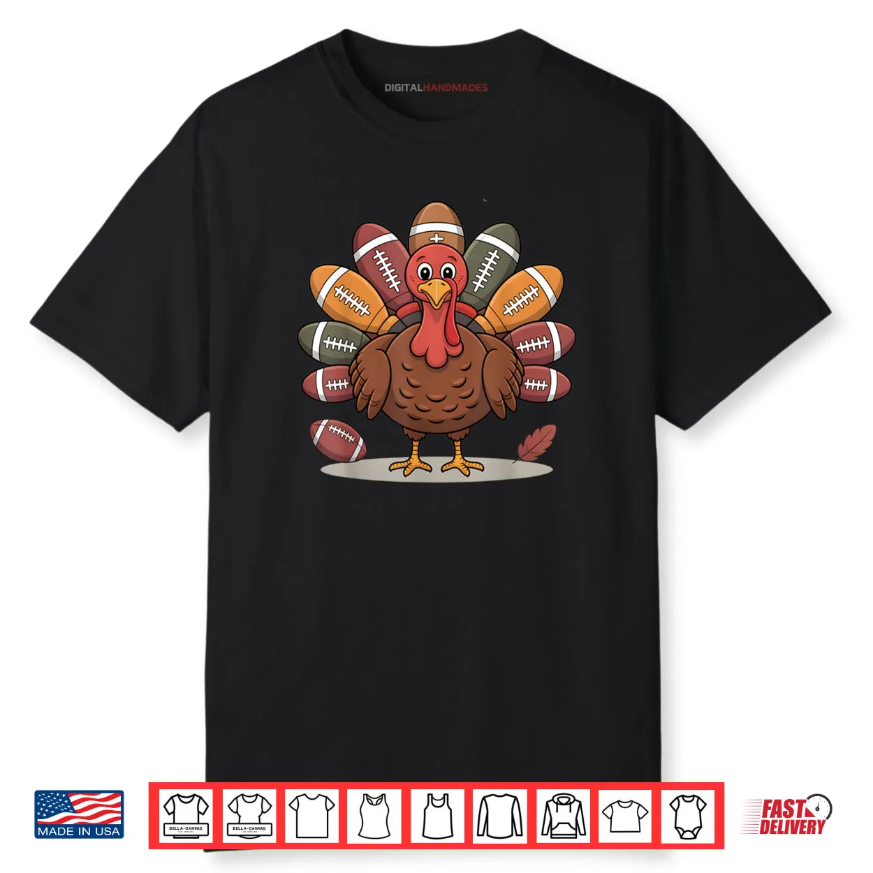 Thankful Football Turkey Thanksgiving Fall Shirt Thankful Football Turkey Thanksgiving Fall Shirt