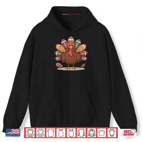 Thankful Football Turkey Thanksgiving Fall Shirt 2 Hoodie Thankful Football Turkey Thanksgiving Fall Shirt