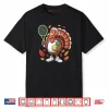 Turkey Tennis Thanksgiving Fall Girl Shirt
