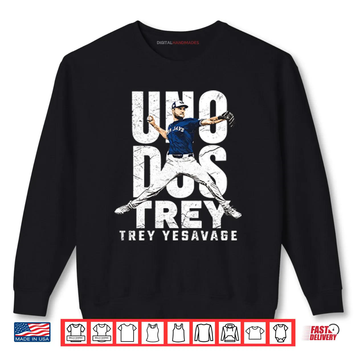 Uno Dos Trey Trey Yesavage Shirt Uno Dos Trey Trey Yesavage Shirt