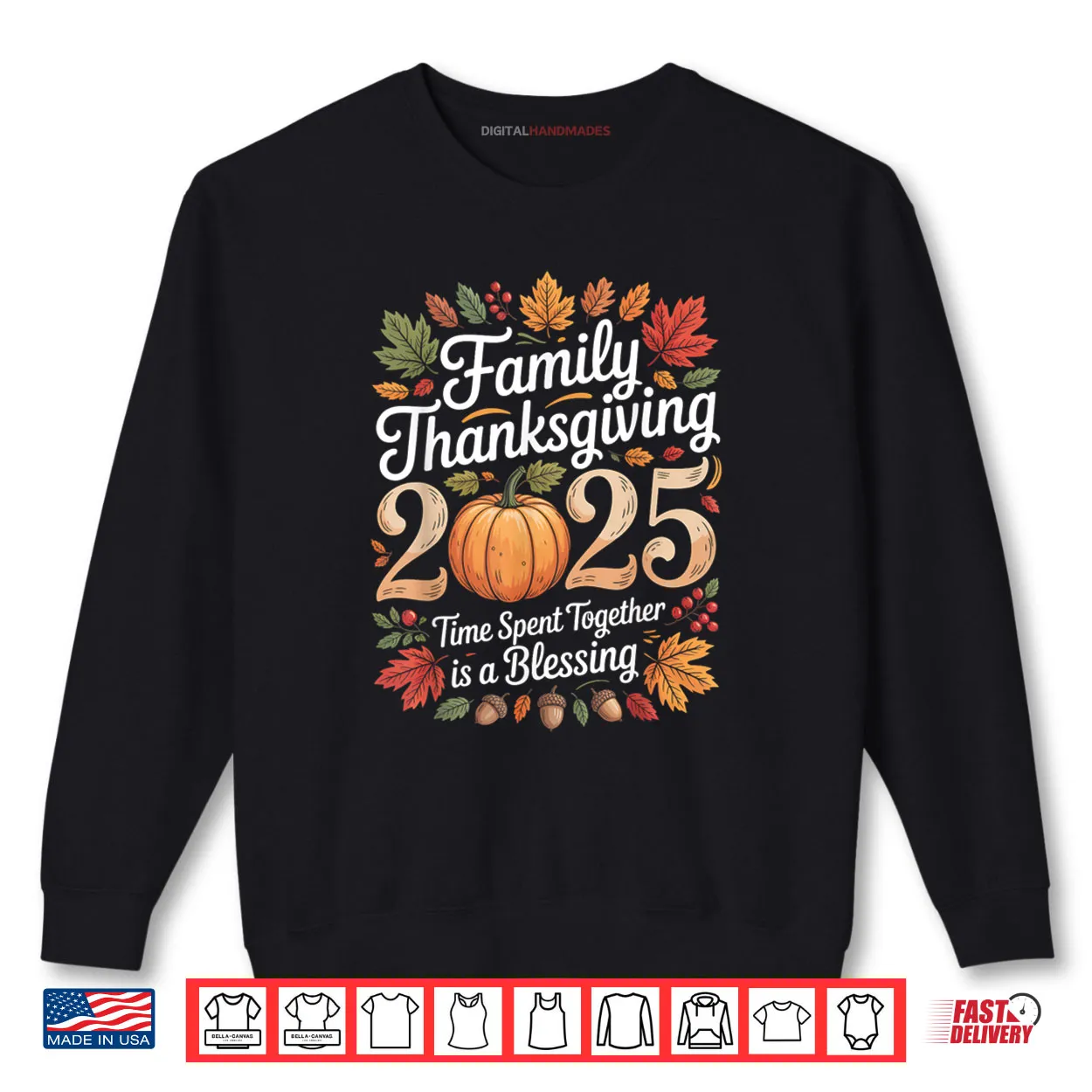Family Thanksgiving 2025 Thanksgiving Crew Matching Fall Shirt Family Thanksgiving 2025 Thanksgiving Crew Matching Fall Shirt
